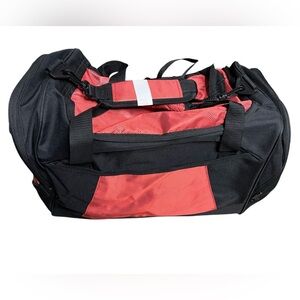 Duffle Bag Two-Tone Sports Gym Travel Luggage Bag Gym Bag Multi-Color, 18"